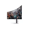 Samsung G93SC computer monitor 124.5 cm (49 inch) 5120 x 1440 pixels Dual QHD OLED Silver