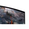 Samsung G93SC computer monitor 124.5 cm (49 inch) 5120 x 1440 pixels Dual QHD OLED Silver