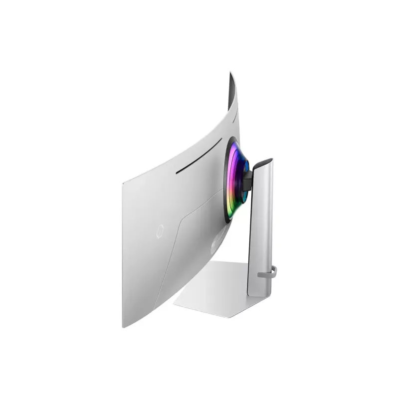 Samsung G93SC computer monitor 124.5 cm (49 inch) 5120 x 1440 pixels Dual QHD OLED Silver