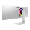 Samsung G93SC computer monitor 124.5 cm (49 inch) 5120 x 1440 pixels Dual QHD OLED Silver