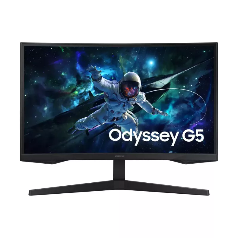 Monitor Samsung G55C 27 inch Quad HD 2560x1440 VA LED Curved 1000R, 165Hz, 1ms, FreeSync, VESA, Black