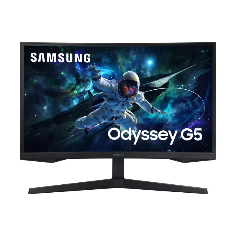 Monitor Samsung G55C 27 inch Quad HD 2560x1440 VA LED Curved 1000R, 165Hz, 1ms, FreeSync, VESA, Black