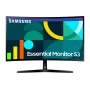 Monitor Samsung 27 inch S36GD Full HD (1920×1080), VA LCD, 100 Hz, 4 ms, 1800R Curved, HDMI & VGA, VESA 75x75, Black