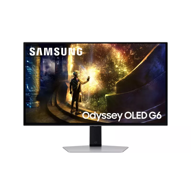 Samsung S27DG610SU computer monitor 68.6 cm (27 inch) 2560 x 1440 pixels Quad HD OLED Silver