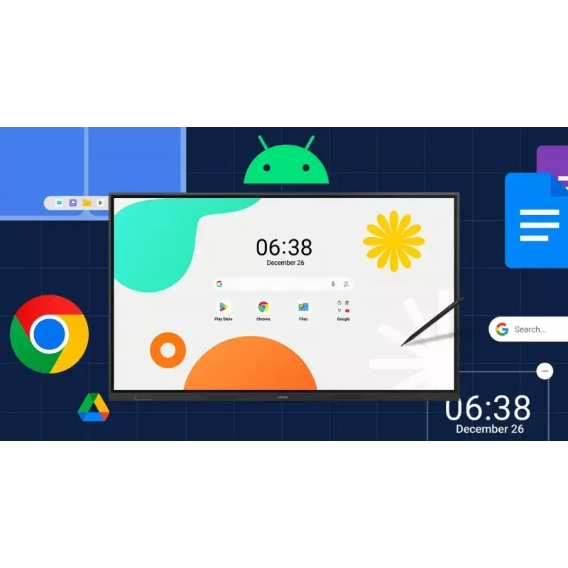 Monitor Samsung LH86WAFWLGCXEN 86 inch Touchscreen Display 3840 x 2160