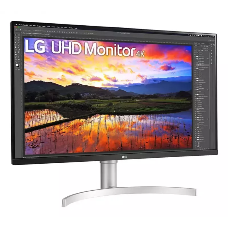 Monitor LG 32UN650K-W 32 inch 4K UHD IPS LED, 3840×2160, 10-bit, HDR Effect, 60Hz, 5 ms, 350 cd/m², speakers, VESA, height/tilt adjust