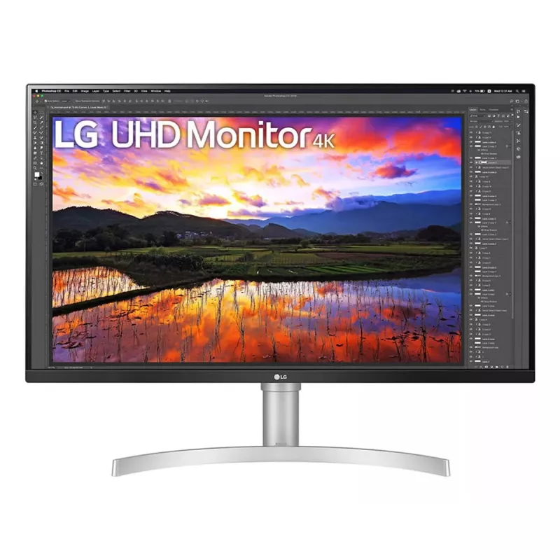 Monitor LG 32UN650K-W 32 inch 4K UHD IPS LED, 3840×2160, 10-bit, HDR Effect, 60Hz, 5 ms, 350 cd/m², speakers, VESA, height/tilt adjust