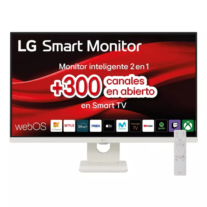 27 inch LG 27U731SA-W 4K Ultra HD IPS LCD monitor, 3840×2160, 5 ms, 350 cd/m², USB hub, speakers, VESA, white
