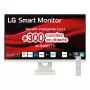 27 inch LG 27U731SA-W 4K Ultra HD IPS LCD monitor, 3840×2160, 5 ms, 350 cd/m², USB hub, speakers, VESA, white