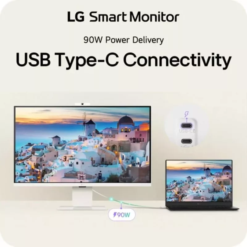 LG 32U850SA-W computer monitor 80 cm (31.5 inch) 3840 x 2160 pixels 4K Ultra HD LED White