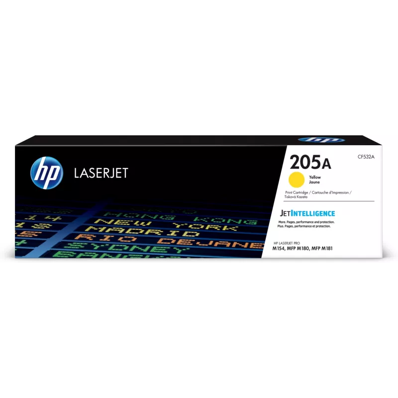 HP LaserJet 205A Yellow Original Toner Cartridge, 900 pages, Yellow, 1 pc(s)