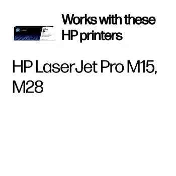 HP 44A Black Original LaserJet Toner Cartridge, 1000 pages, Black, 1 pc(s)