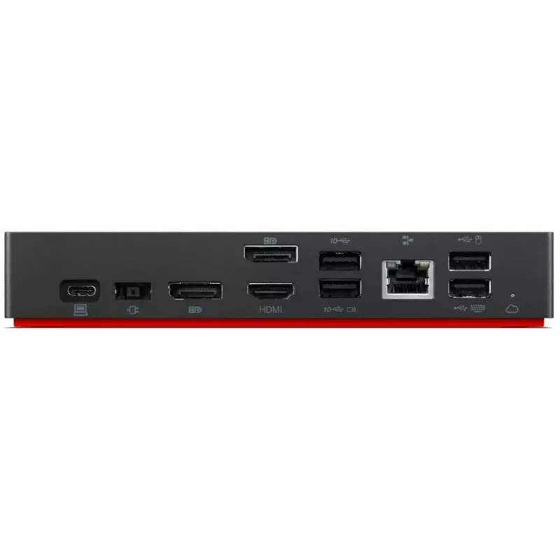 Lenovo ThinkPad Universal USB-C Smart Dock Wired USB 3.2 Gen 2 (3.1 Gen 2) Type-C Black