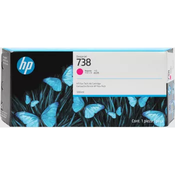 HP 738 300-ml Magenta DesignJet Ink Cartridge HP DesignJet T850 T950