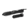 Straightening brush BABYLISS AS82E — ceramic heating, 800 W, 2 heat levels, 2 brush heads, 2 m swivel cord, black