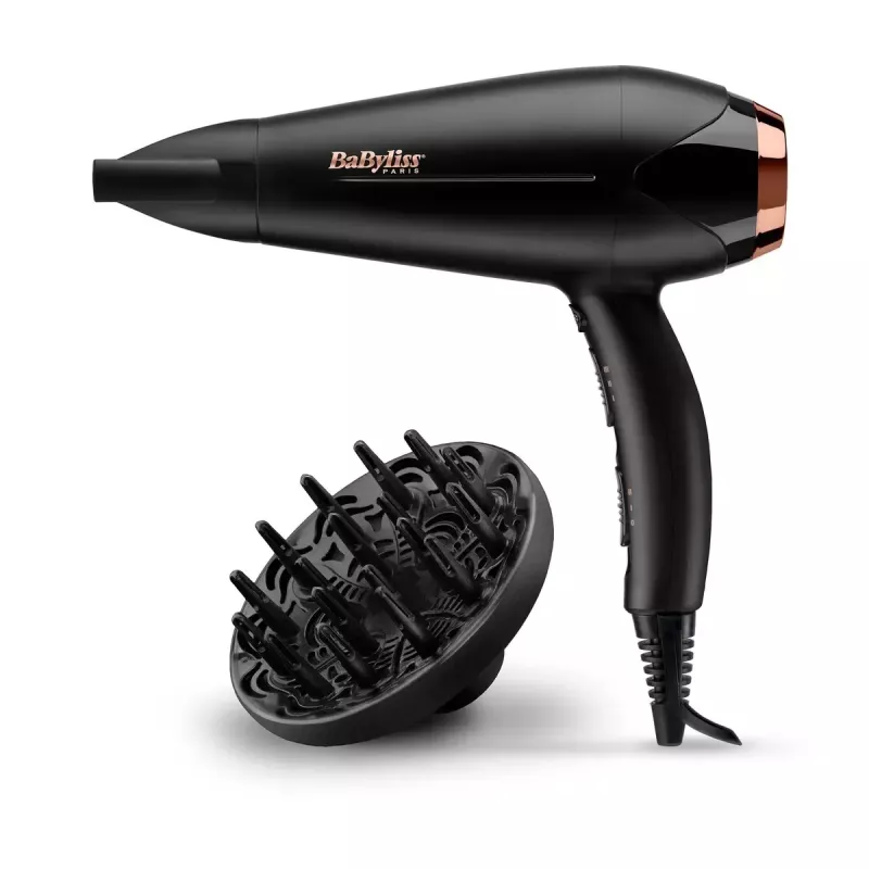 Hair dryer BABYLISS D570DE Turbo Shine 2200 W with diffuser and concentrator