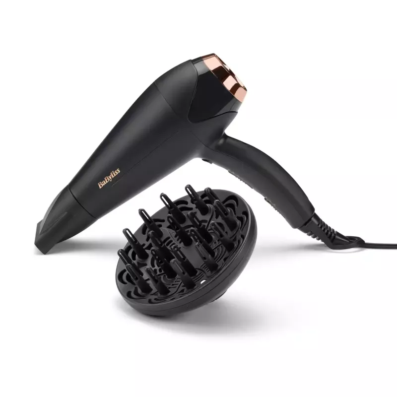 Hair dryer BABYLISS D570DE Turbo Shine 2200 W with diffuser and concentrator