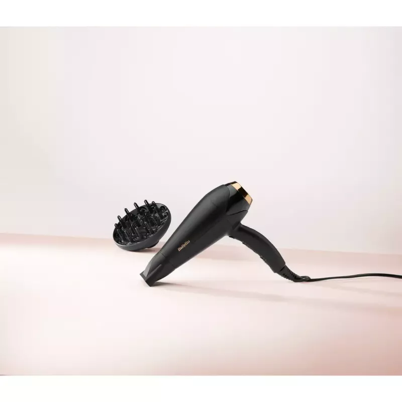 Hair dryer BABYLISS D570DE Turbo Shine 2200 W with diffuser and concentrator