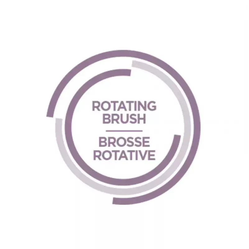 Hot air brush BABYLISS Big Hair Dual AS950E — 650 W, 2 heating levels, 5 cm barrel, 2 brush heads, 2.5 m cord, Violet/Rose Gold/Black