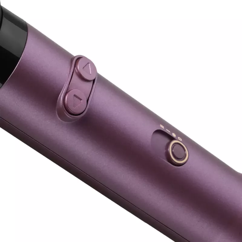 Hot air brush BABYLISS Big Hair Dual AS950E — 650 W, 2 heating levels, 5 cm barrel, 2 brush heads, 2.5 m cord, Violet/Rose Gold/Black