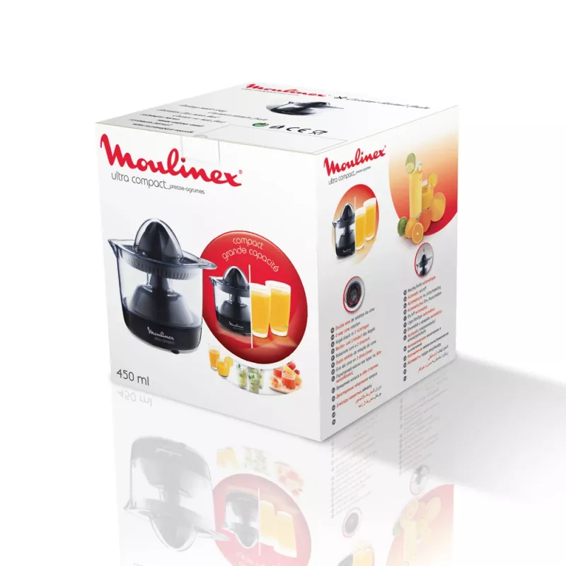 Moulinex PC1208 electric citrus press 0.45 L 25 W Black