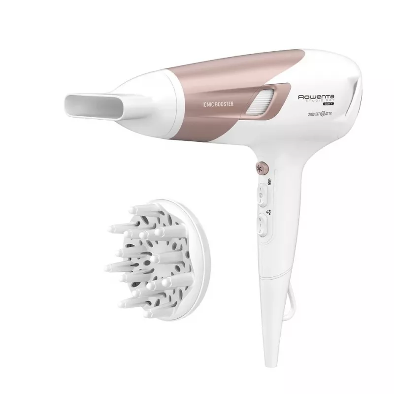 Rowenta Studio Dry CV5830 hair dryer 2300 W Beige, White