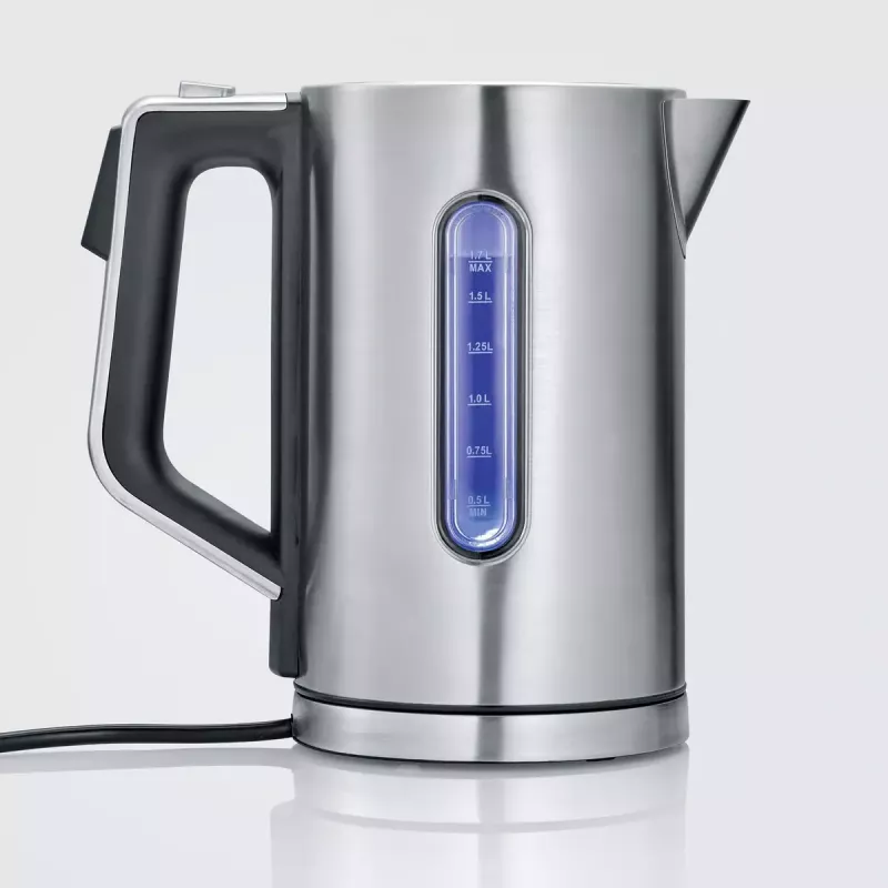 Electric kettle Severin 1.7 L 3000 W Black Stainless steel