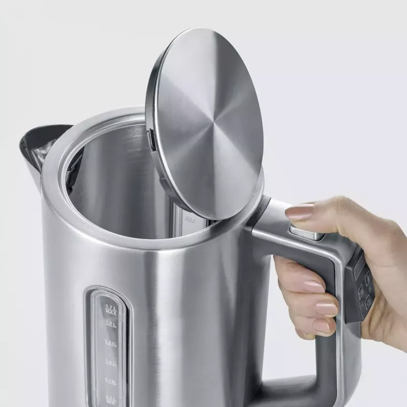 Electric kettle Severin 1.7 L 3000 W Black Stainless steel