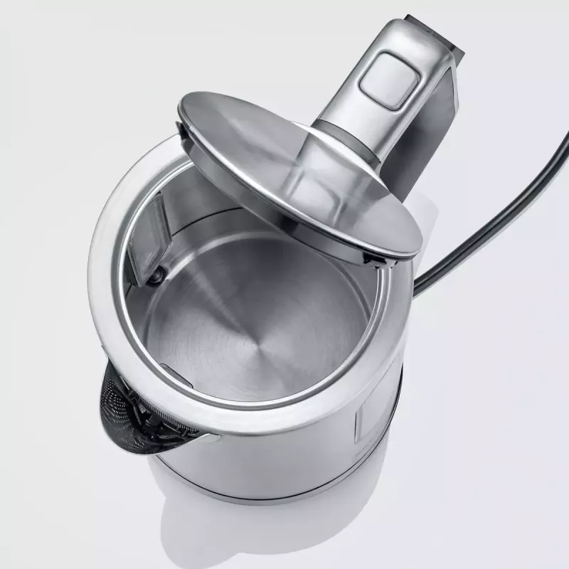 Electric kettle Severin 1.7 L 3000 W Black Stainless steel