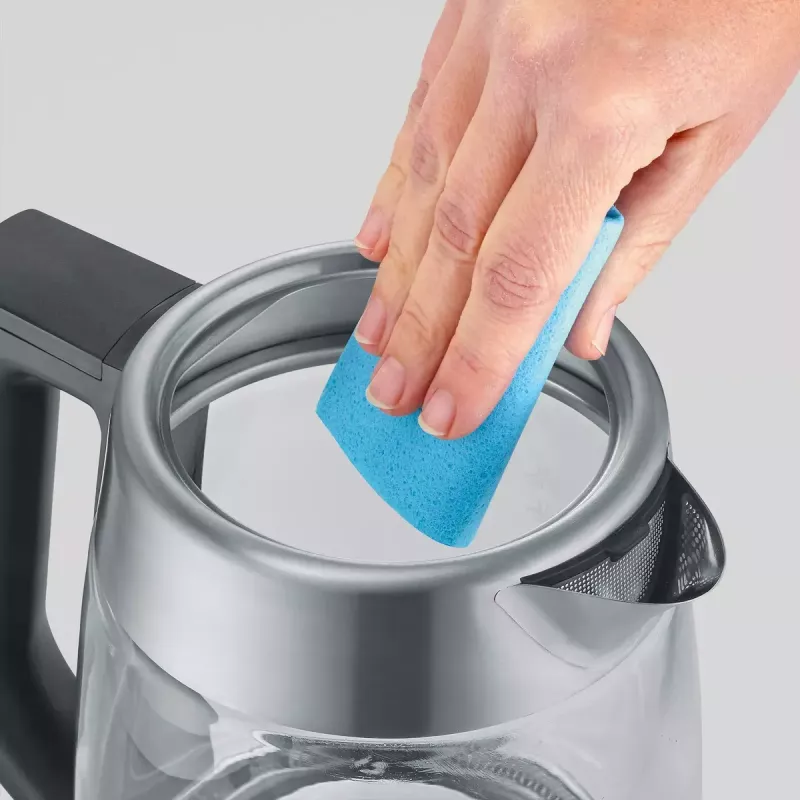 Electric kettle SEVERIN WK 3480 — 1.7 L capacity, 3000 W, white, glass/plastic/stainless steel housing