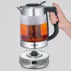 Electric kettle SEVERIN WK 3480 — 1.7 L capacity, 3000 W, white, glass/plastic/stainless steel housing
