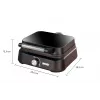 Waffle Iron Unold Belgian Waffle Iron Brussels 2 Waffles Rectangular Black 1500W