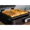 Waffle Iron Unold Belgian Waffle Iron Brussels 2 Waffles Rectangular Black 1500W