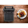 Waffle Iron Unold Belgian Waffle Iron Brussels 2 Waffles Rectangular Black 1500W