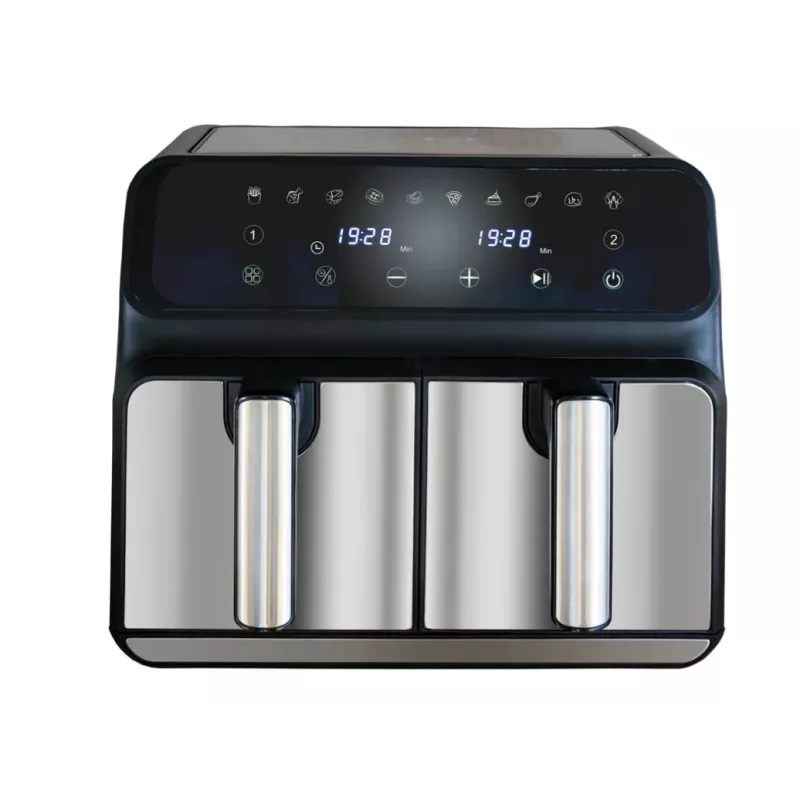 Unold 58685 fryer Double 8 L Stand-alone 1700 W Hot air fryer Black, Grey