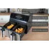 Unold 58685 fryer Double 8 L Stand-alone 1700 W Hot air fryer Black, Grey