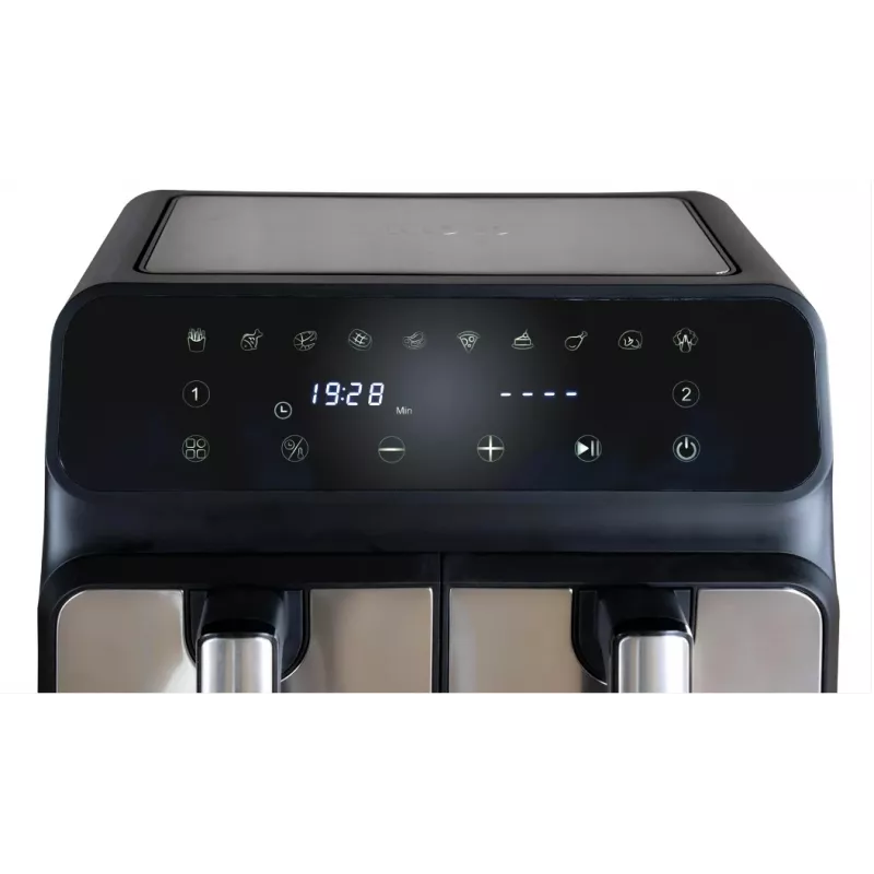 Unold 58685 fryer Double 8 L Stand-alone 1700 W Hot air fryer Black, Grey