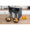 Unold 58685 fryer Double 8 L Stand-alone 1700 W Hot air fryer Black, Grey
