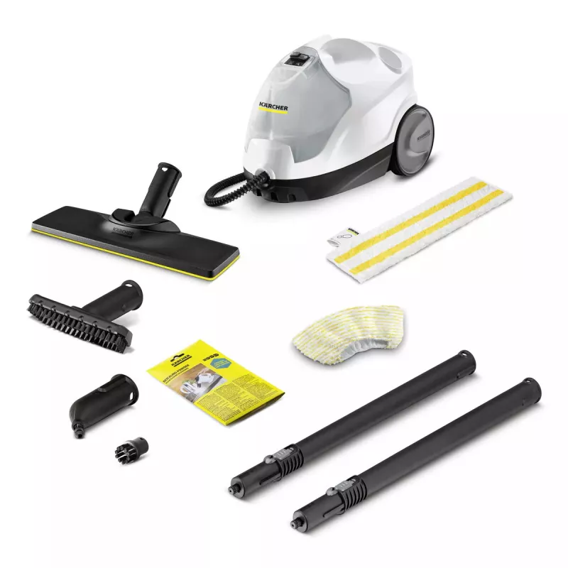 Kärcher SC 4 EasyFix 1.512-630.0 Cylinder Steam Cleaner, 2000 W, 0.8 L, 3.5 bar, White