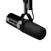 Shure SM7dB Dynamic Vocal Microphone with Built-in Preamplifier, Cardioid, Wired, Black