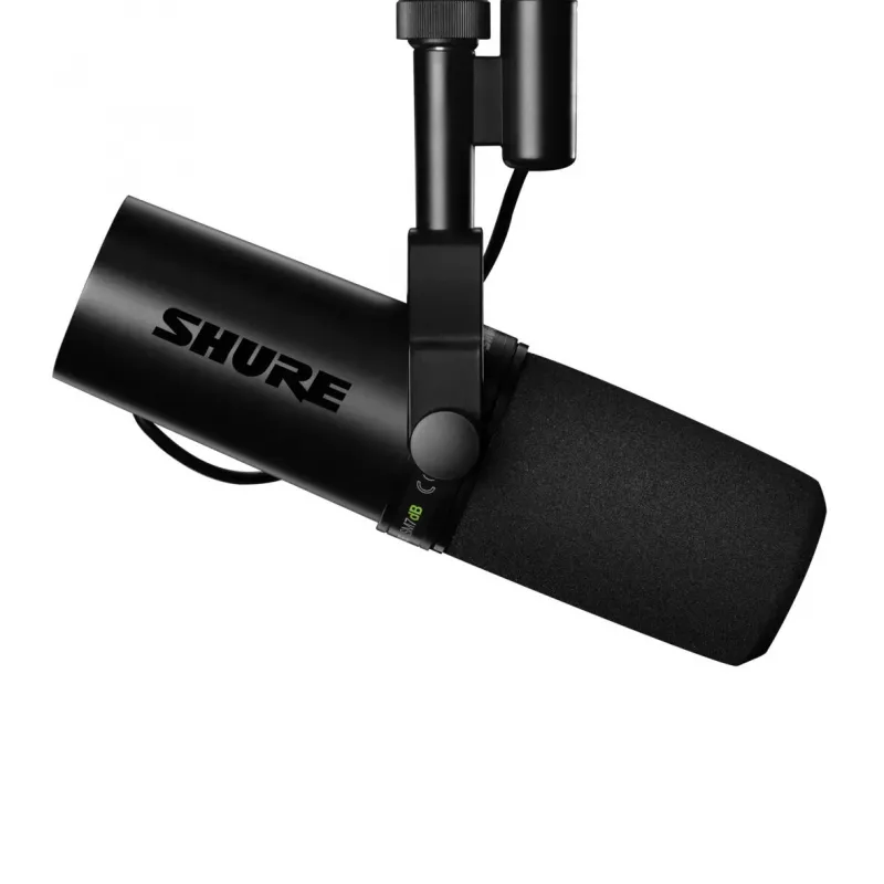 Shure SM7dB Dynamic Vocal Microphone with Built-in Preamplifier, Cardioid, Wired, Black