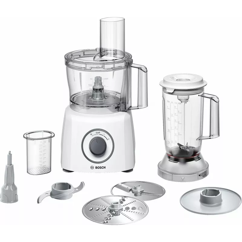 Food processor Bosch MCM3200W — 800 W motor, 2.3 L bowl, white