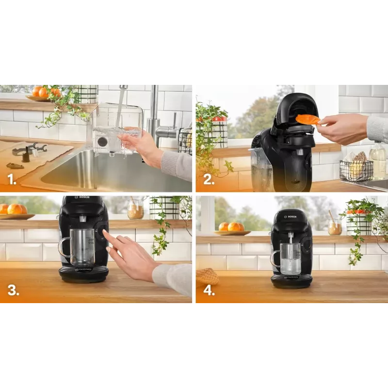 Bosch TAS112E coffee maker Fully-auto Capsule coffee machine 0.7 L