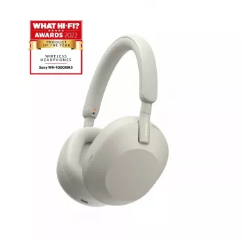 Sony WH-1000XM5 Headset Wired & Wireless Head-band Calls/Music Bluetooth Silver, White