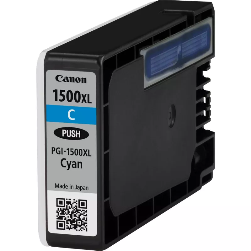 Canon PGI-1500XL High Yield Cyan Ink Cartridge, Cyan, 1 pc(s), 1020 pages