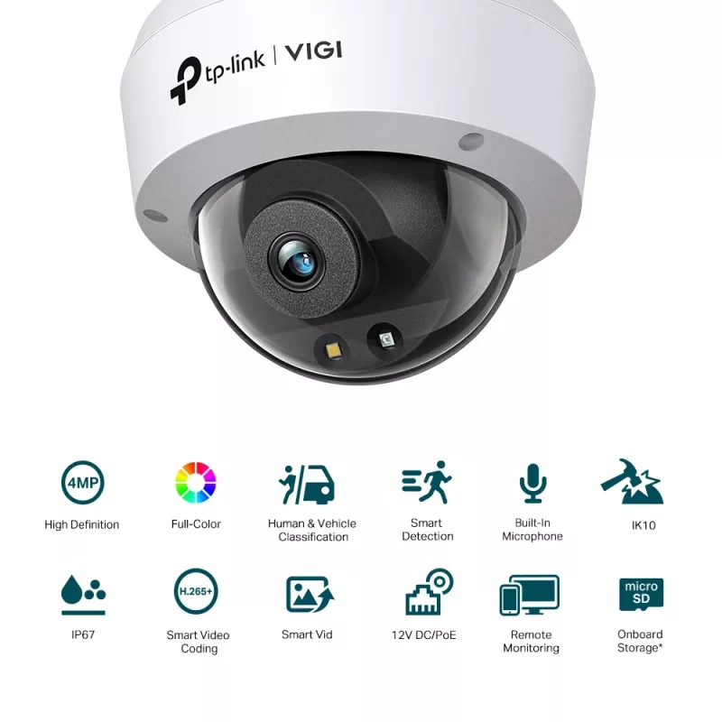 IP security camera TP-Link VIGI 4MP Full-Color Dome