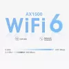 TP-Link AX1500 Whole Home Mesh Wi-Fi 6 System, White, Internal, Mesh router, 190 m², Dual-band (2.4 GHz / 5 GHz), Wi-Fi 6 (802.11ax)