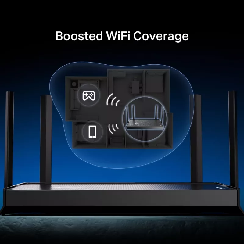 TP-Link Archer BE230 wireless router 2.5 Gigabit Ethernet Dual-band (2.4 GHz / 5 GHz) Black