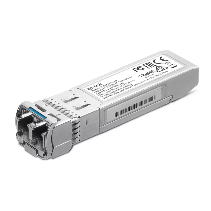 TP-Link 10Gbase-LR SFP+ LC Transceiver, Fiber optic, 10000 Mbit/s, SFP+, LC, 9/125 µm, LR