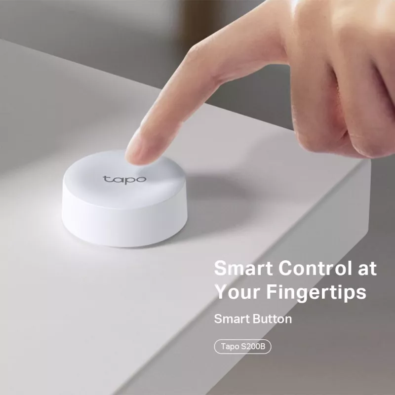 TP-Link Tapo Smart Button, Wireless, White, Wall, 868, 922 MHz, Indoor, Android, iOS